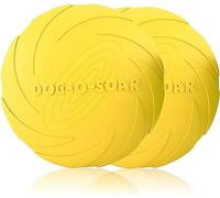 PETCUTE Dog Frisbee Dog flying Disc interactive Toy for dog Dogs Training frisbee 2 Pieces ø 15 cm