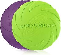 PETCUTE Dog Frisbee Dog flying Disc interactive Toy for dog Dogs Training frisbee 2 Pieces ø 15 cm