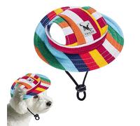 PETCUTE Dog Hats,Fashionable Dog Baseball Cap,Casual Visor Puppy Sun Hat with Ear Holes,Breathable Pet Visor Cap for Chihuahua Pomeranian Schnauzer Teddy Poodle Sport Hats For Dogs,S