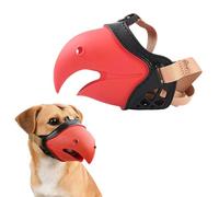 PETCUTE Dog Muzzle, Parrot Shaped Soft TPR Muzzle for Small Medium Large Dogs, Anti-Biting Barking Chewing Breathable Muzzles with Adjustable Strap for Walking Training,#4