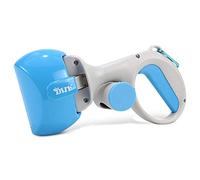 PETCUTE Dog Pooper scooper Portable Dog Pooper grabber with Poop Bag Dispenser Handheld Scooper Pickup Jaw for Pet