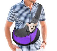 PETCUTE Dog Sling Carrier Pet Carrier Sling bags for small Dog shoulder bag Mesh Pet Travel carrier Bag