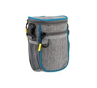 PETCUTE Dog Treat Pouch for Training,Waterproof Dog Walking Bag with Built-In Poop Waste Bags Dispenser, Shoulder Strap & Waist Strap, 4 Ways to Wear,Practical Dog Treat Bag with Multiple Pockets