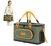 PETCUTE Foldable Soft-Sided Cat Carrier,Airline Approved Pet Travel Bag