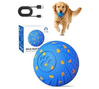 PETCUTE Interactive Dog Ball,USB Rechargeable Automatic Moving Bouncing Ball,Durable Chew Toy for Small/Medium/Large Dogs to Relieve Boredom & Reduce Destructive Behavior,for Indoor & Outdoor Use