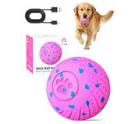 PETCUTE Interactive Dog Ball,USB Rechargeable Automatic Moving Bouncing Ball,Durable Chew Toy for Small/Medium/Large Dogs to Relieve Boredom & Reduce Destructive Behavior,for Indoor & Outdoor Use