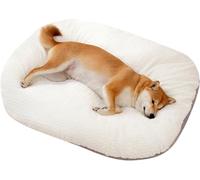 PETCUTE Medium Pet Bed Washable,Super Soft Dog Crate Mattress,Calming Fluffy Anti Anxiety Pet Beds with Hidden Zipper,Plush Dog Cushion Bed for Medium Small Dogs Cats