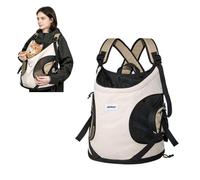 PETCUTE Pet Carrier Backpack,Cat and Dog Backpack with 2 Side Pockets