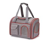 PETCUTE Pet Carrier Backpack,Foldable Dog Backpack for Small Medium Dogs Cats,Breathable Cat Carrier Backpack with Detachable Pad+Storage Bags,Pet Carrier Bag,Airline Approved Pet Travel Carrier