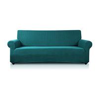PETCUTE Sofa cover 2 seater stretch couch cover elastic living room sofa protector water resistant Jacquard Polyester Spandex Fabric sofa slipcover Dark green