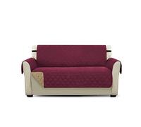 PETCUTE Sofa cover couch covers Sofa Protector 2 Seater Dog Cat Furniture Protector Wine red