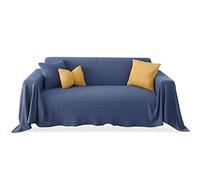 PETCUTE Sofa Throw Sofa Blankets Throws Large Medium Small Versatile Sofa Bedspread Travel Office Throw Blue 180X230CM