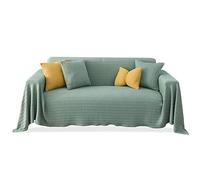 PETCUTE Sofa Throw Sofa Blankets Throws Large Medium Small Versatile Sofa Bedspread Travel Office Throw Green 180X230CM