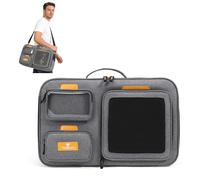 PETCUTE Soft Sided Dog Carriers Airline Approved, Collapsible Pet Carrier Bag with Removable Mat,Breathable Mesh Fabric,Cat Carrier Handbag with Shoulder Strap,Internal Safety Belt,Gray