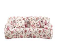 PETCUTE Stretch Sofa Slipcovers Elastic Sofa Cover 3 Seater Polyester Spandex Sofa and Loveseat Covers Flower Pattern