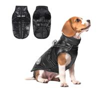 PETCUTE Waterproof Dog Coat with Harness,Winter Warm Jacket,Adjustable,Windproof Pet Clothes Snowsuit,Washable,Reflective Dog Jackets for Small Medium Large Dogs,XL