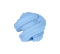 PetDreamHouse Chewtastic Geometrics Gentle Natural Rubber Interactive Toys Geo-Hex - Pastel Blue