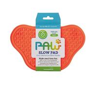 PetDreamHouse PAW Slow Lick Pad - Non-Slip Lick Mat for Dogs & Cats, Anxiety Relief, Durable TPE, Suction Cup Grip, Dishwasher Safe - Orange