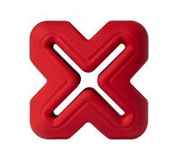 PetDreamHouse Sensory Enrichment Toy Geo-Metz Roller Red | Chewtastic Geometrics Fillables