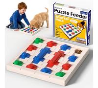 PetDreamHouse SnapTrack Dog Puzzle Feeder - Starter Pack - Interactive Treat Dispensing - Modular Slow Feeder for Mental Stimulation includes 100+ Layouts from Level 1 to 3 - Dishwasher Safe