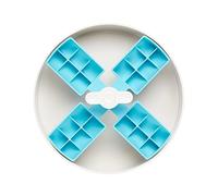 PetDreamHouse SPIN Interactive Feeder Puzzle for Dogs, Windmill, Difficulty Level - Easy, Blue