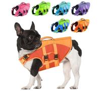 PETDSH - Small Dog Life Jacket, High Flotation Dog Life Jacket for Swimming, Boating, Reflective Puppy Life Vest with Superior Buoyancy and Rescue Handle, Floating Vests