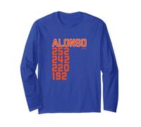 Pete Alonso - Home Run List - New York Baseball Long Sleeve T-Shirt