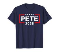 Pete Buttigieg 2028 For President Election Campaign US Flag T-Shirt