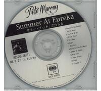 Pete Murray Summer At Eureka Japanese Promo CD-R acetate CD-R Sony Music 2008