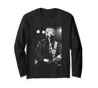 Pete Shelley Buzzcocks Live Paris by Phil Nicholls Long Sleeve T-Shirt