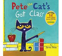 Pete the Cat's Got Class: Includes 12 Flash Cards, Fold-Out Poster, and Stickers!