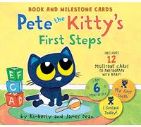 Pete the Kitty’s First Steps: Book and Milestone Cards (Pete the Cat)