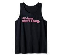 Pete Tong All Gone Pete Tong Backwards Pete Rose Pink Text Tank Top