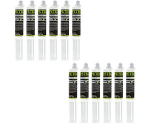 Petec 12x Kunststoffbond High Performance Dual-Syringe 10ml