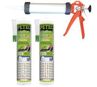Petec 2X Disc Adhesive Eco 290Ml + Dispenser Gun