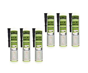 Petec 6X Disc & Body Sealant Cartridge Dabable Black 310Ml