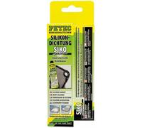 PETEC 97780 Silicone Sealant SIKO Black 70Ml Permanently Elastic Sealant