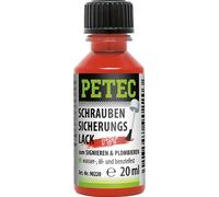 Petec Screw Locking Lacquer Screw Lacquer Red 20ml