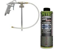 Petec 6X Underbody Protection Bitumen Suction Cup Black 1L + UBS Gun