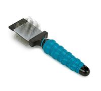 PetEdge TP7045 12 Master Grooming Tools Double-Sided Flexible Slicker Brush - Small