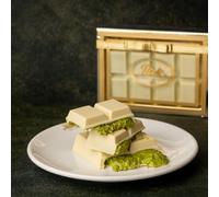 Petek 1942 Dubai Chocolate Bar, Pistachio & Kunafa, Milk Chocolate, 200 g, Strawberry-Milk Chocolate-White Chocolate (200 gr / 7 oz, White Chocolate & Pistachio)