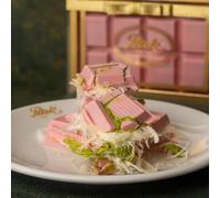 Petek 1942 Pink Dubai Chocolate - Filled with Pistachio, Kadaif and Traditional Cotton Candy 200g (7 oz)