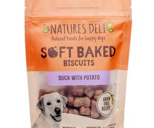 Petello Natures Deli Grain Free Soft Baked Duck With Potato Treat for Dogs - 100g