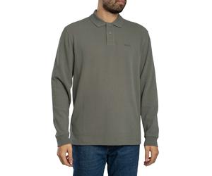 Petempesto Longsleeved Polo Shirt Open Grey XL