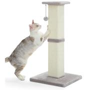 PETEPELA Scratching Post Large 81 cm Sisal Scratching Post for Cats | Sturdy scratching post for indoor cats with large base plate and play ball