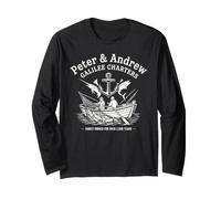 Peter and Andrew Galilee Charters Biblical Fisherman Long Sleeve T-Shirt