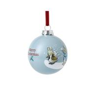 Peter And Benjamin's Snowball Fight Hanging Bauble - A29524 - P8765