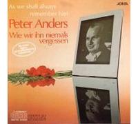 Peter Anders - As We Shall Always Remember Him (UK Import)