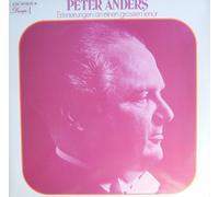 Peter Anders - Erinnerungen an einen großen Tenor / Vinyl record [Vinyl-LP]