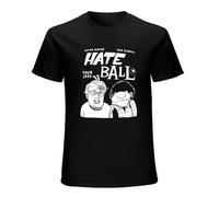 Peter Bagge Daniel Clowes Hateball Tour 1993 Men's T-Shirt Unisex Tee Black Shirt L